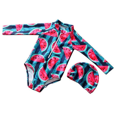 Childrens Swimsuit Cute Watermelon Print Long Sleeve Bodysuit Hat Two-Piece Girls Swimming Swimwear
Childrens Swimsuit Cute Watermelon Print Long Sleeve Bodysuit Hat Two-Piece Girls Swimming Swimwear