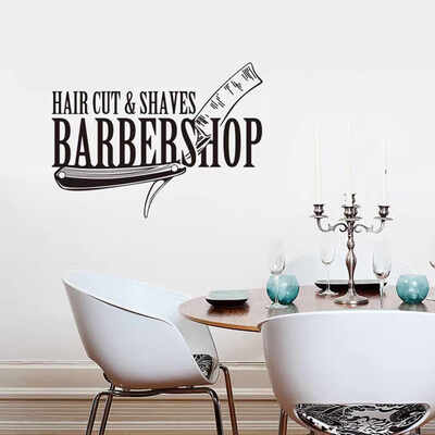 Hair Cut Shaves Stylist Wall Sticker Barbershop Hair Salon PVC Wallpaper Bedroom TV Sofa Background Decals
Hair Cut Shaves Stylist Wall Sticker Barbershop Hair Salon PVC Wallpaper Bedroom TV Sofa Background Decals