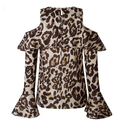 Tees female loose wild fashion summer leopard print off-the-shoulder loose long-sleeved casual simple wild leopard Tees
Tees female loose wild fashion summer leopard print off-the-shoulder loose long-sleeved casual simple wild leopard Tees