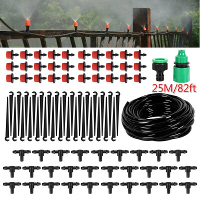 25M82ft 4mm Irrigation System Include Watering Timmer Garden Automatic Watering Kit
25M82ft 4mm Irrigation System Include Watering Timmer Garden Automatic Watering Kit
