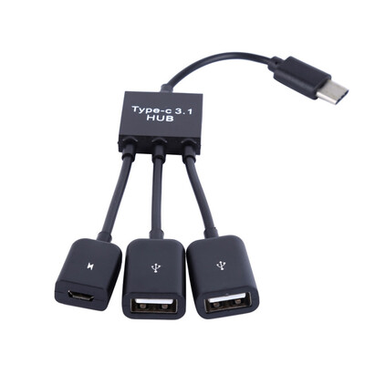 EDAL 15cm USB Type C 31 Male to Dual USB 20 Female OTG Charging Cable 2 Port HUB Cables 1 to 3 Cord or Y Splitter Cables
EDAL 15cm USB Type C 31 Male to Dual USB 20 Female OTG Charging Cable 2 Port HUB Cables 1 to 3 Cord or Y Splitter Cables