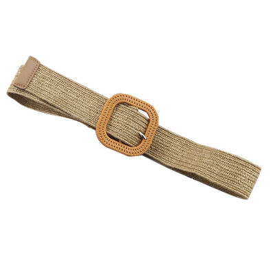 Braided Waist Belt Fashion Women Square Pin Buckle Waistband Jeans Dress Fake Straw Belt
Braided Waist Belt Fashion Women Square Pin Buckle Waistband Jeans Dress Fake Straw Belt