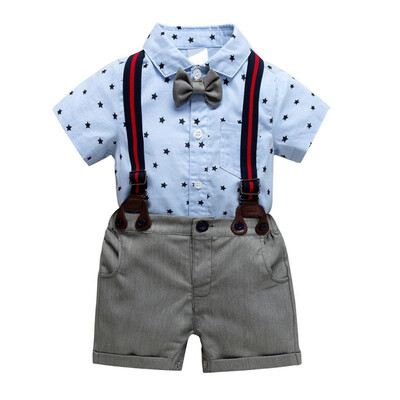 Baby Clothes Set Boy Gentleman Suit Summer Print Shirt Kids Party Formal Bow Bodysuit Set Newborn shirt Suit Shorts Infant Boy
Baby Clothes Set Boy Gentleman Suit Summer Print Shirt Kids Party Formal Bow Bodysuit Set Newborn shirt Suit Shorts Infant Boy