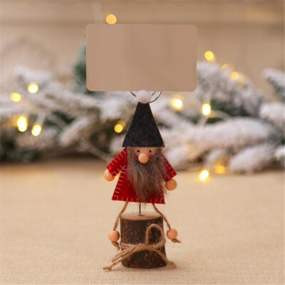 Gobestart Christmas Decorations Business Card Holder Creative Wood Forest Mans Note Clip
Gobestart Christmas Decorations Business Card Holder Creative Wood Forest Mans Note Clip