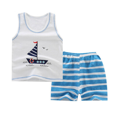 Childrens Boys Suits Cartoon Animal Cotton Baby VestShorts Two-Piece Vest Suit For 0-6 Years Old
Childrens Boys Suits Cartoon Animal Cotton Baby VestShorts Two-Piece Vest Suit For 0-6 Years Old