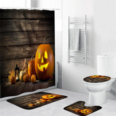 〖Follure〗Halloween festival 4PCS Non Slip Toilet Polyester Cover Mat Set Bathroom Curtain
〖Follure〗Halloween festival 4PCS Non Slip Toilet Polyester Cover Mat Set Bathroom Curtain