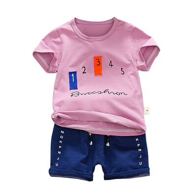 Summer Baby Boys Clothes Sets Short Sleeve Letter Print T-shirtShorts Children Casual Outfits
Summer Baby Boys Clothes Sets Short Sleeve Letter Print T-shirtShorts Children Casual Outfits