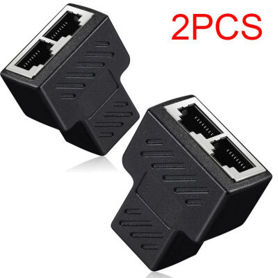 

Splitter Extender Adapter Connector 1 to 2 Ways LAN Ethernet Network Extension Cable for Ethernet Cable Female to Female