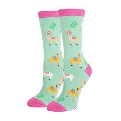 Christmas Holiday Crew Sports Socks Casual Cartoon Alpaca Printed Cotton Spandex Hosiery Footwear Accessories
Christmas Holiday Crew Sports Socks Casual Cartoon Alpaca Printed Cotton Spandex Hosiery Footwear Accessories