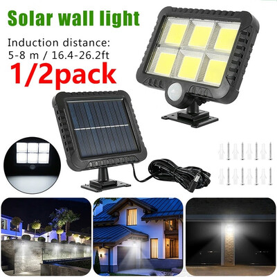 120 Led COB 300W Solar Lights Outdoor Solar Power Wall Street Light Motion Sensor Lamp Garden Courtyard Pathway Driveway
120 Led COB 300W Solar Lights Outdoor Solar Power Wall Street Light Motion Sensor Lamp Garden Courtyard Pathway Driveway