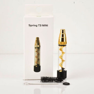 6 Colors Spring t3 miniSpring t5 mini Smoking Twisty Glass Blunt Pipe Tube Obsolete With Cleaning Kits fashion
6 Colors Spring t3 miniSpring t5 mini Smoking Twisty Glass Blunt Pipe Tube Obsolete With Cleaning Kits fashion