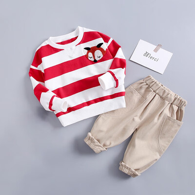 Baby Clothes Autumn Baby Boys Girls Striped Animal Print Long Sleeve Sweatshirt BlouseTrousers Casual Outfits
Baby Clothes Autumn Baby Boys Girls Striped Animal Print Long Sleeve Sweatshirt BlouseTrousers Casual Outfits