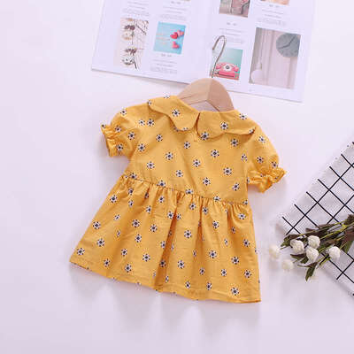 Summer Casual Baby Girls Cute Dress Sleeve Floral Print Pattern Dress Kids Toddler Princess Sundress
Summer Casual Baby Girls Cute Dress Sleeve Floral Print Pattern Dress Kids Toddler Princess Sundress