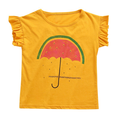 Girls Cotton Summer Tops Children T shirts Baby Clothes 2018 Umbrella Print Tees Girl T-shirt Kids Tee Shirt Tops
Girls Cotton Summer Tops Children T shirts Baby Clothes 2018 Umbrella Print Tees Girl T-shirt Kids Tee Shirt Tops