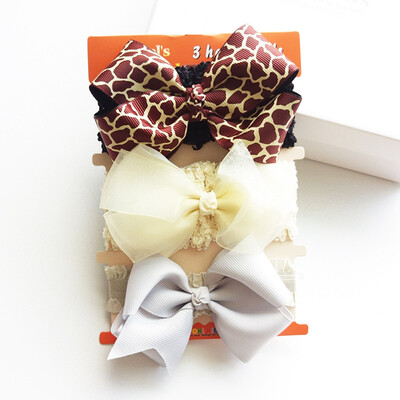 3 piecesSet Lace Flower Baby Girls Turban Headband Children Bow Elastic Hair Band Hair Accessories
3 piecesSet Lace Flower Baby Girls Turban Headband Children Bow Elastic Hair Band Hair Accessories
