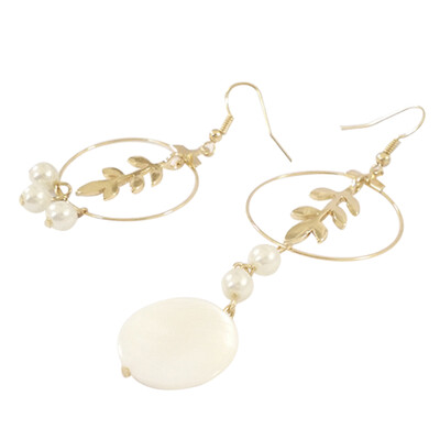 Fashion Jewellery Simulated Pearl Asymmetric Vintage Dangle Earrings Leaf Long Earrings For Women Jewellery
Fashion Jewellery Simulated Pearl Asymmetric Vintage Dangle Earrings Leaf Long Earrings For Women Jewellery