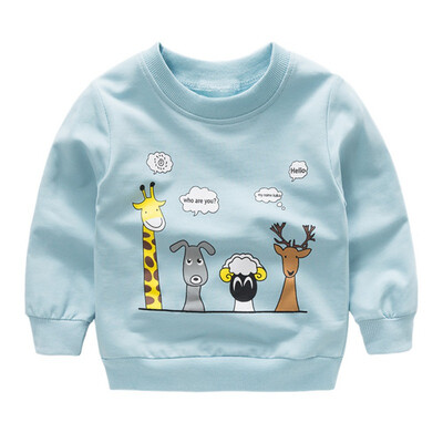 2018 autumn new long sleeve Sweatshirt baby boys&girls cute cartoon animals print casual Sweatshirt
2018 autumn new long sleeve Sweatshirt baby boys&girls cute cartoon animals print casual Sweatshirt