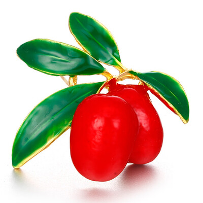 Cute Green Fruit Brooch Plum Shape Gold Color Enamel Corsages Pins Suit Coat Scarf Accessories Christmas Jewelry Gifts
Cute Green Fruit Brooch Plum Shape Gold Color Enamel Corsages Pins Suit Coat Scarf Accessories Christmas Jewelry Gifts