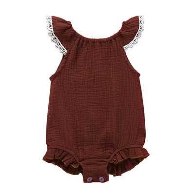 Baby Newborn Girls Solid Print Backless Jumpsuit Flying Sleeve Romper Infant Casual Bodysuit Outfits Baby Clothes
Baby Newborn Girls Solid Print Backless Jumpsuit Flying Sleeve Romper Infant Casual Bodysuit Outfits Baby Clothes