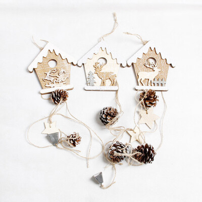 Gobestart Wooden Christmas Cabin Pendant Accessories Christmas Christmas Tree Decorative
Gobestart Wooden Christmas Cabin Pendant Accessories Christmas Christmas Tree Decorative