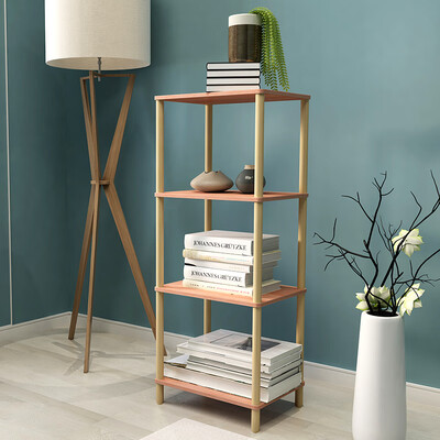 Shuaili shelf rack living room kitchen floor multi-layer storage rack debris rack wooden storage shelf four layers 400300990 light walnut color SL8121Z
Shuaili shelf rack living room kitchen floor multi-layer storage rack debris rack wooden storage shelf four layers 400300990 light walnut color SL8121Z