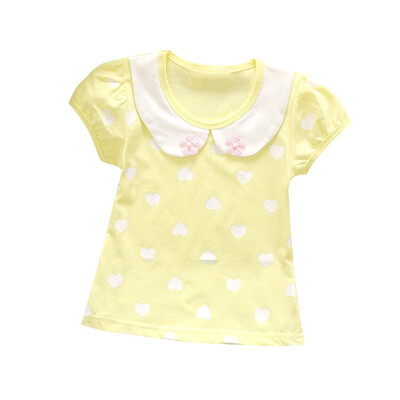 Baby Girls T-Shirt 1-4T Summer Kids Baby Girl Heart Print Pattern T-shirt Children Casual Blouse Short Sleeve Top
Baby Girls T-Shirt 1-4T Summer Kids Baby Girl Heart Print Pattern T-shirt Children Casual Blouse Short Sleeve Top