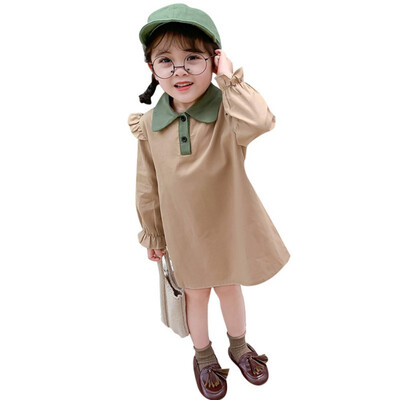 Children Toddler Spring Autumn Girls Cute Solid Color Lapel Princess Long-Sleeved Sweet Princess Dress Baby Girls Dress
Children Toddler Spring Autumn Girls Cute Solid Color Lapel Princess Long-Sleeved Sweet Princess Dress Baby Girls Dress