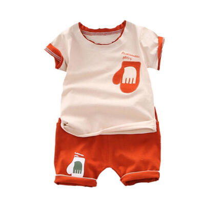 Summer Baby Boy Cute Glove Print Short Sleeve Casual T-shirts And Short Pant Kit Kids Two-piece Outfit Set
Summer Baby Boy Cute Glove Print Short Sleeve Casual T-shirts And Short Pant Kit Kids Two-piece Outfit Set