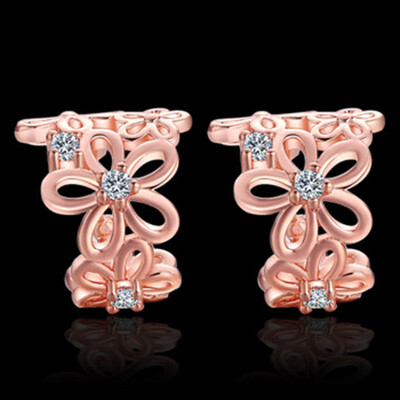 New Fashion Rose Earless Earrings For Women Earring Small Fresh Flowers Earings Gold Color Jewelry Earring
New Fashion Rose Earless Earrings For Women Earring Small Fresh Flowers Earings Gold Color Jewelry Earring