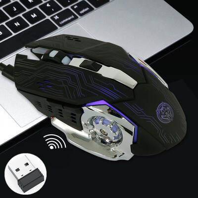 Wireless Mouse Silent LED Changing Breathing Backlight Gaming Mouse USB Optical Mouse
Wireless Mouse Silent LED Changing Breathing Backlight Gaming Mouse USB Optical Mouse