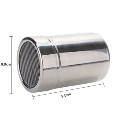Stainless Steel Chocolate Shaker Icing Sugar Powder Flour Powder Cocoa Coffee Sifter Shakers with cover Small Large Size
Stainless Steel Chocolate Shaker Icing Sugar Powder Flour Powder Cocoa Coffee Sifter Shakers with cover Small Large Size