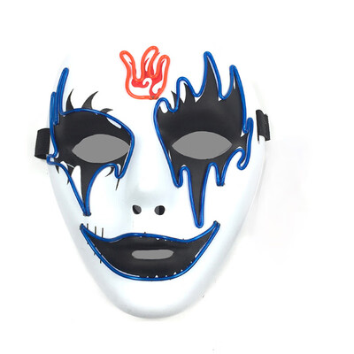 Halloween Ghost Dance Party Bar Ball Mask Gorgeous Color EL Cold Light Luminous Mask Mask DJ Music Cosplay Props Decoration M2
Halloween Ghost Dance Party Bar Ball Mask Gorgeous Color EL Cold Light Luminous Mask Mask DJ Music Cosplay Props Decoration M2