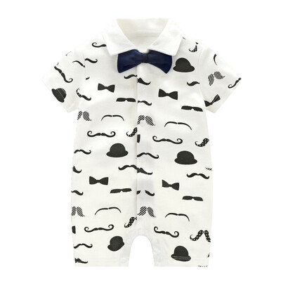 Infant Baby Gentleman Design Short Sleeve Rompers Kids Boys With Bowknot Jumpsuit Newborn Clothes
Infant Baby Gentleman Design Short Sleeve Rompers Kids Boys With Bowknot Jumpsuit Newborn Clothes