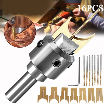 16PCS Pattern Wood Bead Maker Beads Woodworking Tool KitMaker Beads Wooden Bead Drill Bit Milling Cutter Set
16PCS Pattern Wood Bead Maker Beads Woodworking Tool KitMaker Beads Wooden Bead Drill Bit Milling Cutter Set