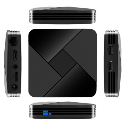 X5 Smart Android 712 TV Box Amlogic S905X Quad-core UHD 4K Media Player 1GB 8GB H265 BT40 100M LAN 24G WiFi with Remote Con
X5 Smart Android 712 TV Box Amlogic S905X Quad-core UHD 4K Media Player 1GB 8GB H265 BT40 100M LAN 24G WiFi with Remote Con