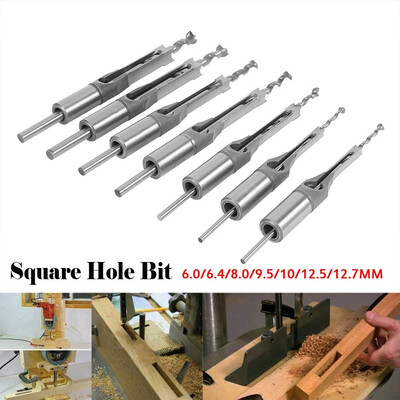 7pcs Square Hole Saw Auger Drill Bit Cut Mortising Chisel Woodworking Tool Set 6064809510125127mm
7pcs Square Hole Saw Auger Drill Bit Cut Mortising Chisel Woodworking Tool Set 6064809510125127mm