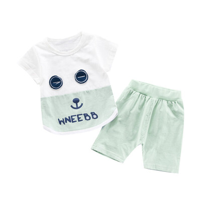 Fashion Summer Baby Boys Girls Short Sleeve Cartoon Print T-Shirt TopsShorts Suits Casual Outfits 2PCSSET
Fashion Summer Baby Boys Girls Short Sleeve Cartoon Print T-Shirt TopsShorts Suits Casual Outfits 2PCSSET