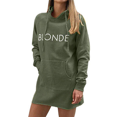 Casual Womens Clothing Fashion Casual All-match Hooded Sweatershirt Letters Print Pocket Decoration Hoody Dress
Casual Womens Clothing Fashion Casual All-match Hooded Sweatershirt Letters Print Pocket Decoration Hoody Dress