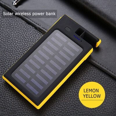20000mAh Wireless Solar Power Bank 2 USB LED Portable Waterproof Battery Charger with Phone Holder
20000mAh Wireless Solar Power Bank 2 USB LED Portable Waterproof Battery Charger with Phone Holder