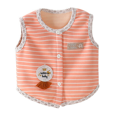 Autumn Winter Children Baby Vest 3M-4Y Fashion Casual Cartoon Stripes Cotton Soft Warm Vest Boy Girl Waistcoat 4Colors
Autumn Winter Children Baby Vest 3M-4Y Fashion Casual Cartoon Stripes Cotton Soft Warm Vest Boy Girl Waistcoat 4Colors