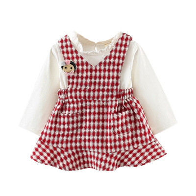 Autumn Baby Girls Dress Patchwork Design Long Sleeve Dress Kids Clothes Cute Toddler Pageant Sundress
Autumn Baby Girls Dress Patchwork Design Long Sleeve Dress Kids Clothes Cute Toddler Pageant Sundress
