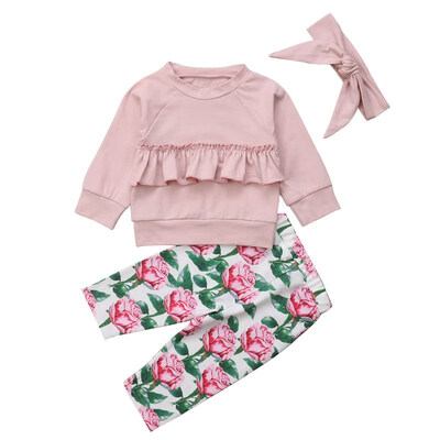 7163pcsset Children Cute Sweet Concsie All-match Flower Printed Pants Long Sleeve T-shirts Girl Clothes
7163pcsset Children Cute Sweet Concsie All-match Flower Printed Pants Long Sleeve T-shirts Girl Clothes