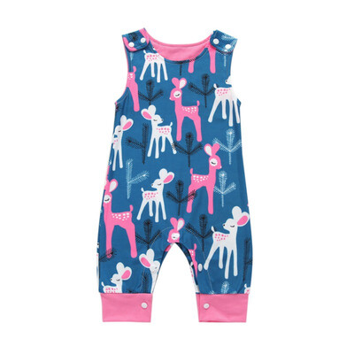 Infant Baby Rompers Cartoon Printed Sleeveless Rompers Kids Girls Boys Jumpsuit Coverall Newborn Clothes
Infant Baby Rompers Cartoon Printed Sleeveless Rompers Kids Girls Boys Jumpsuit Coverall Newborn Clothes