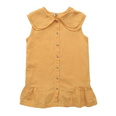 Children Summer Comfortable Casual Dress Cartoon Solid Color Sleeveless Doll Collar Casual 2019 Dress
Children Summer Comfortable Casual Dress Cartoon Solid Color Sleeveless Doll Collar Casual 2019 Dress