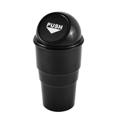 Mini Trash Can With Lid For Car Cup Holder Washable Plastic Automotive Kitchen And Office Dust Holder
Mini Trash Can With Lid For Car Cup Holder Washable Plastic Automotive Kitchen And Office Dust Holder