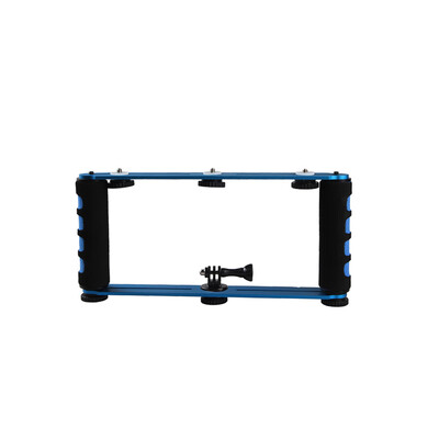 Aluminium Alloy Dual Handheld Grip Selfie Stick 14 Inch Screw Mounts Handgrip for Phone DSLR ILDC Action Camera Blue
Aluminium Alloy Dual Handheld Grip Selfie Stick 14 Inch Screw Mounts Handgrip for Phone DSLR ILDC Action Camera Blue