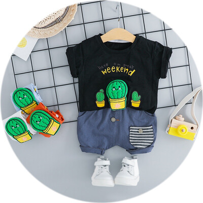 Toddler Baby Boy Clothes Set Cactus Printed Short Sleeve T-shirt Round Collar Casual TopsPants baby Clothing
Toddler Baby Boy Clothes Set Cactus Printed Short Sleeve T-shirt Round Collar Casual TopsPants baby Clothing