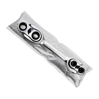 Multi-function Socket Ratchet Wrench Two-head Manual 360°Rotation Ratchet Spanner Household Repair Tool
Multi-function Socket Ratchet Wrench Two-head Manual 360°Rotation Ratchet Spanner Household Repair Tool
