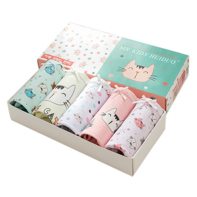 5Pcsset Toddler Kids Girls Panties Cotton Cute Breathable Soft Cartoon Print for Children Underwear Panties Briefs
5Pcsset Toddler Kids Girls Panties Cotton Cute Breathable Soft Cartoon Print for Children Underwear Panties Briefs