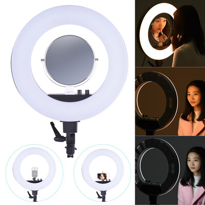 Andoer 18 Inch LED Video Ring Light Fill-in Lamp Studio Photography Lighting 50W Adjustable Brightness 3200K-5500K Color Temperatu
Andoer 18 Inch LED Video Ring Light Fill-in Lamp Studio Photography Lighting 50W Adjustable Brightness 3200K-5500K Color Temperatu